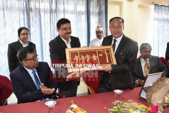 T. Vaiphei bids farewell as the Chief Justice of Tripura 